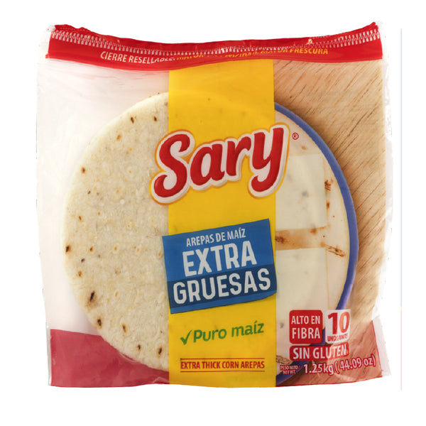 AREPA MAIZ SARY EXTRA GRUESA 10U