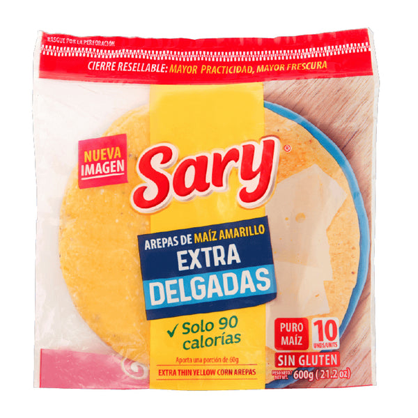 AREPA MAIZ AMARILLO SARY 10U EXTRADELGAD