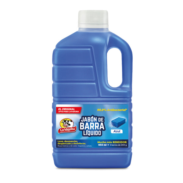Jabón Barra Líquido La Vaquita Azul 950mL