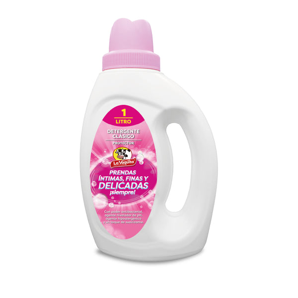 Detergente Líq La Vaquita Prenda Delicada 1000mL