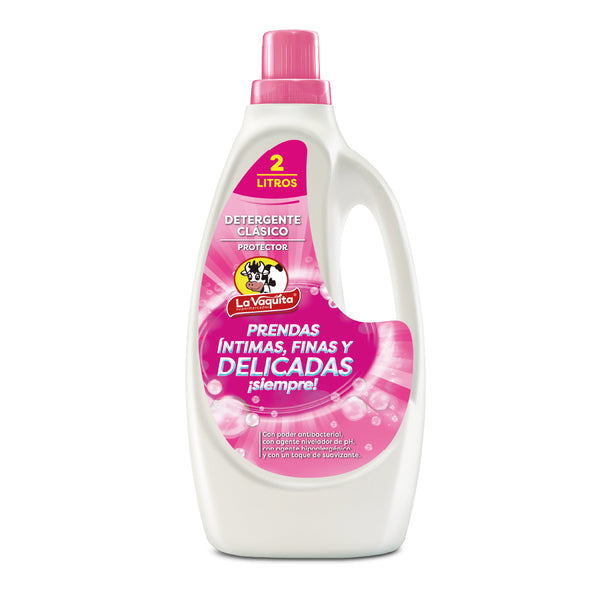Detergente Líq La Vaquita Prenda Delicada 2000mL
