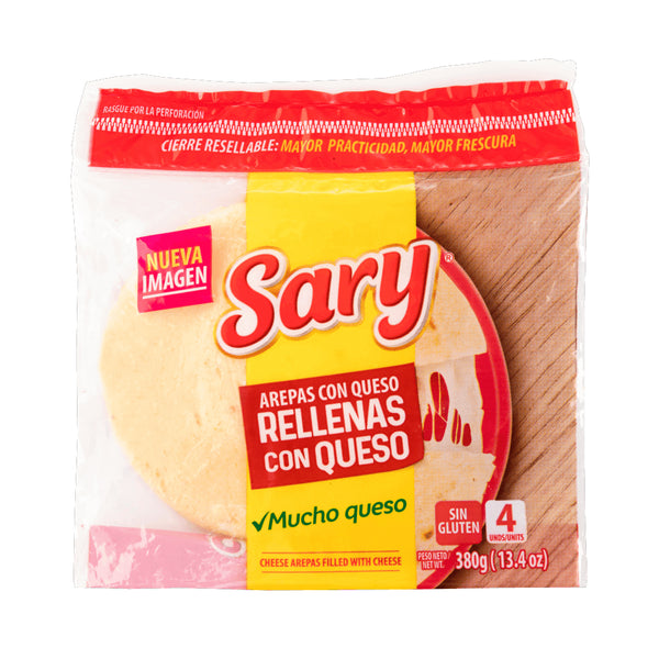 AREPA QUESO SARY 4U RELLENA QUESO