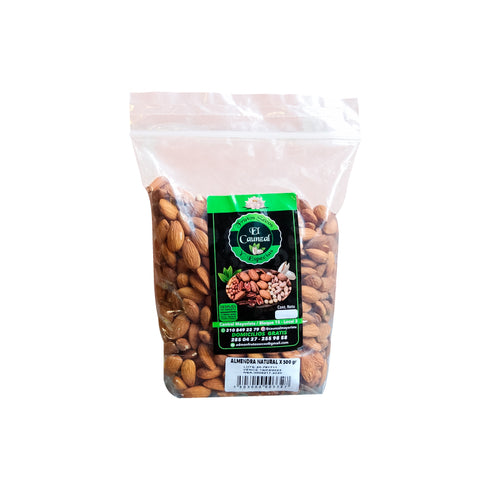 ALMENDRA NATURAL 500G EL CAUNZAL