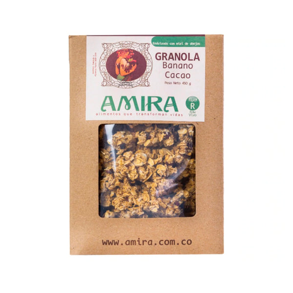GRANOLA BANANO CACAO 450GR AMIRA