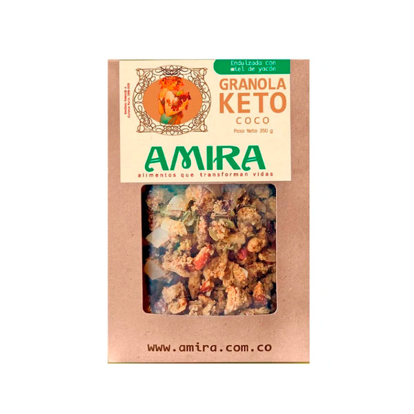 GRANOLA KETO COCO 350GR AMIRA