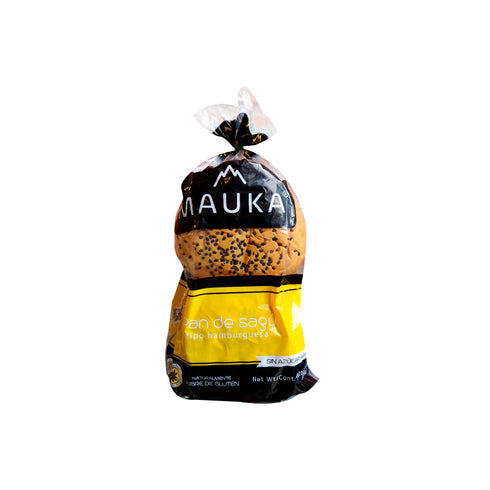PAN DE SEGU 280G S/G HAMBURGUESA MAUKA