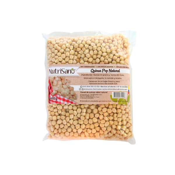 CEREAL QUINUA POP NATURAL X 400GR