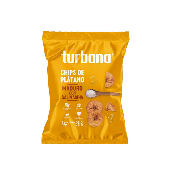 CHIPS DE PLATANO MADURO 85G TURBANA