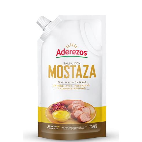 MOSTAZA 1000G ADEREZOS DOY PACK