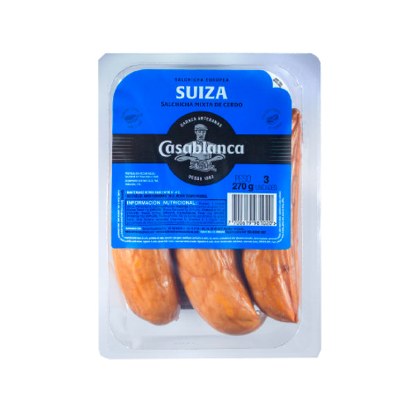 SALCHICHA SUIZA 270G CASA BLANCA