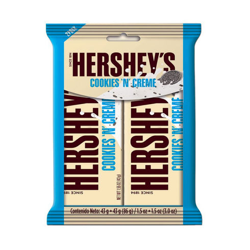 CHOCOLATINA HERSHEYS 2U 43G MILK