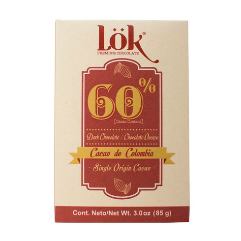 BARRA DE CHOCOLATE LOK 60% 85G