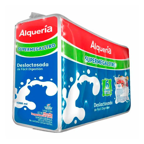 LECHE ALQUERIA 6U 1300C DESLACTOSADA
