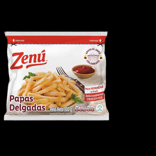 PAPAS DELGADAS ZENU 500G