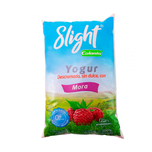 YOGURT COLANTA 1000C SLIGHT BOLSA MORA