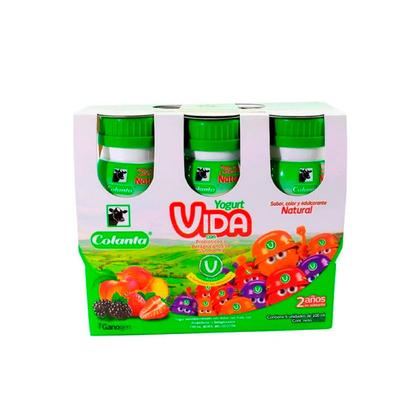 YOGUR COLANTA VIDA 6U 600G