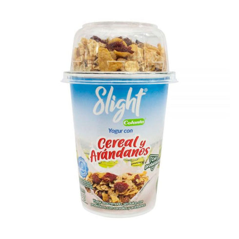 YOGURT SLIGHT CEREAL/ARANDANOS 170G
