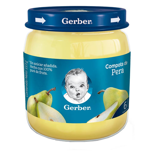 COMPOTA GERBER 113G PERA