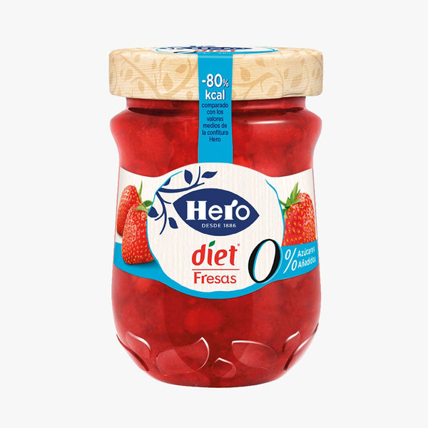CONFITURA FRESA DIET HERO 280G