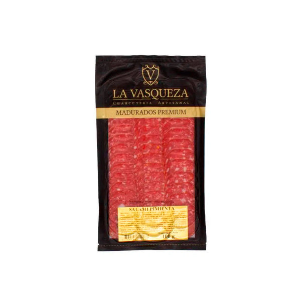 SALAMI PIMIENTA 100GR LA VASQUEZA
