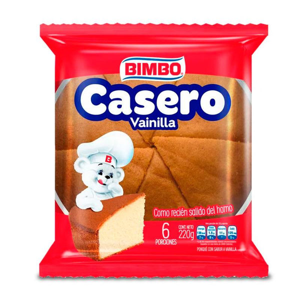 PONQUE CASERO BIMBO 220G VAINILLA