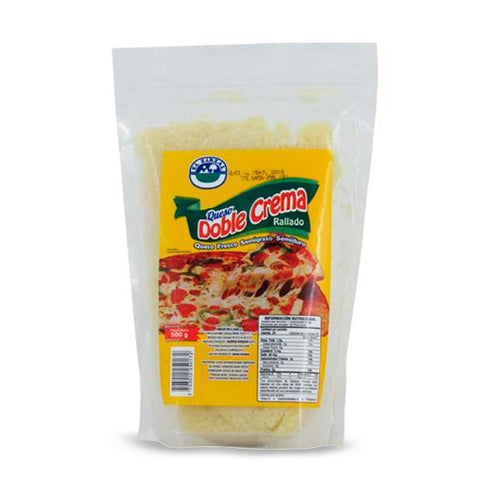 QUESO DOBLE CREMA RALLADO 500G ZARZAL