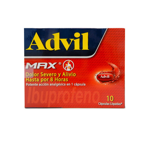 ADVIL MAX X10 CAPSULAS