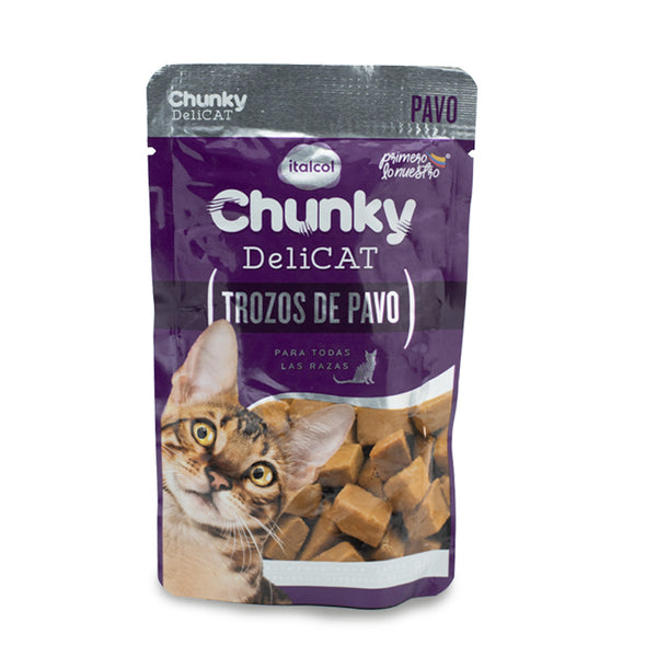 ALIMENTO CHUNKY DELICAT 80G PAVO