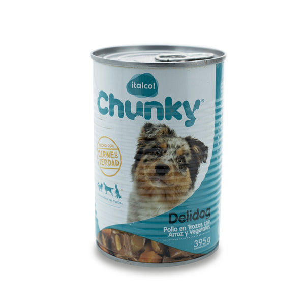 ALIMENTO CHUNKY PERROS 395G TROZ/POLLO