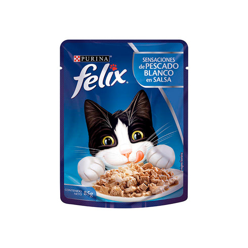 ALIMENTO GATOS FELIX 85G SENSC PESCADO