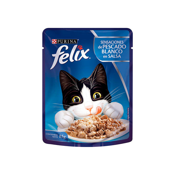 ALIMENTO GATOS FELIX 85G SENSC PESCADO