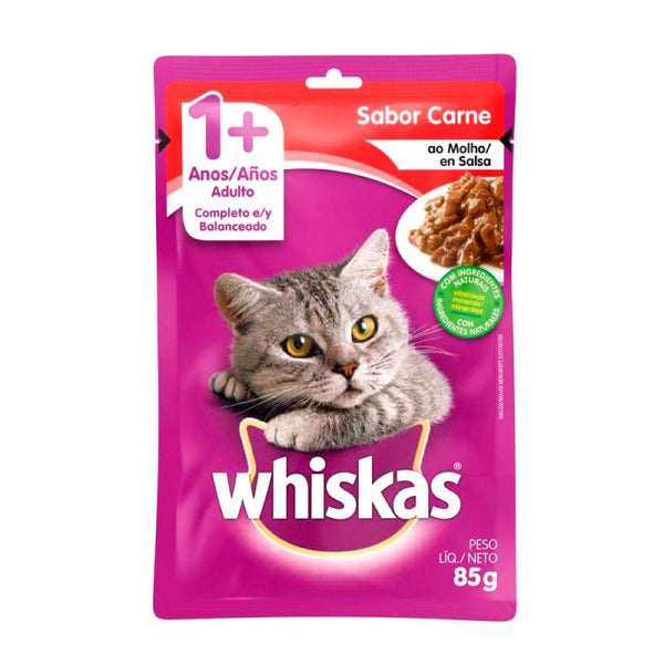 ALIMENTO WHISKAS 85G CARNE