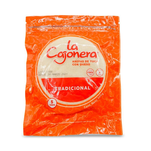 AREPA CAJONERA 300G YUCA/QUESO