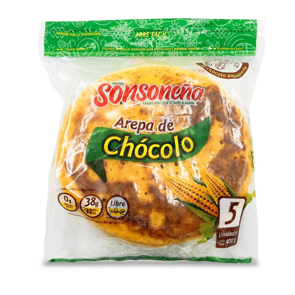 AREPA SONSONENA 5U 400G CHOCOLO