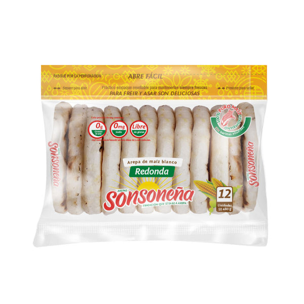 AREPA REDONDA 480G 12U SONSONENA