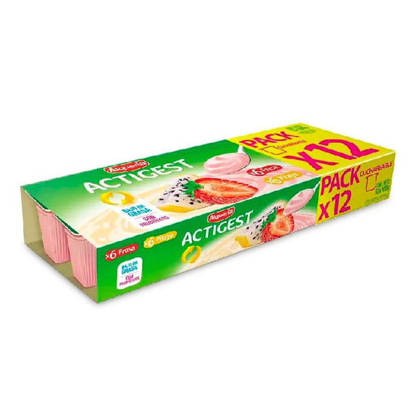 BEBIDA ACTIGEST 12U 100G PACK REGULAR