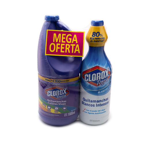 BLANQUEADOR CLOROX 1800ML ROPA COLOR OFERTA