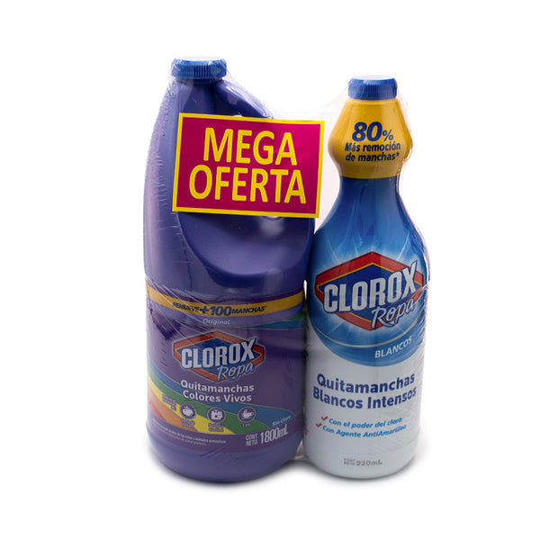 BLANQ CLOROX 1800ML ROPA COLOR OFERTA