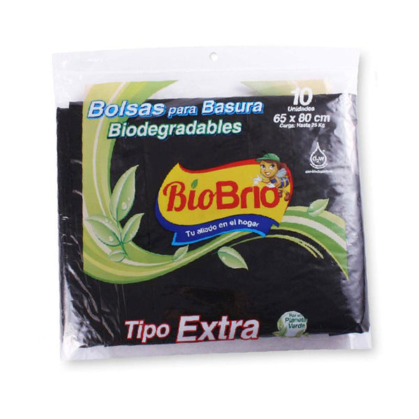 BOLSA BASURA BRIO 10U 65X80 EXTRA