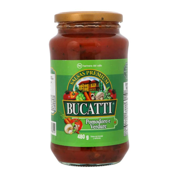 SALSA BUCATTI 480G POMODORO VERDURE