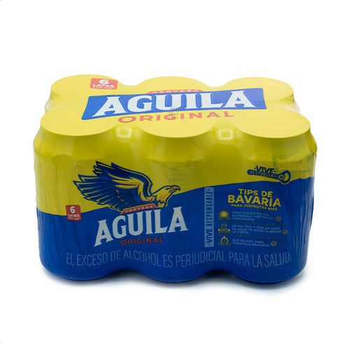CERVEZA AGUILA 6U 330M LATA