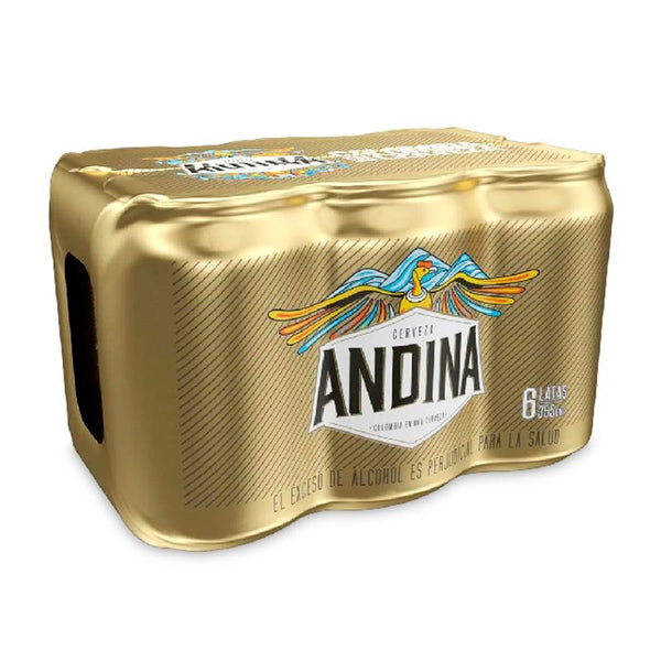 CERVEZA ANDINA 6U 355ML LATA