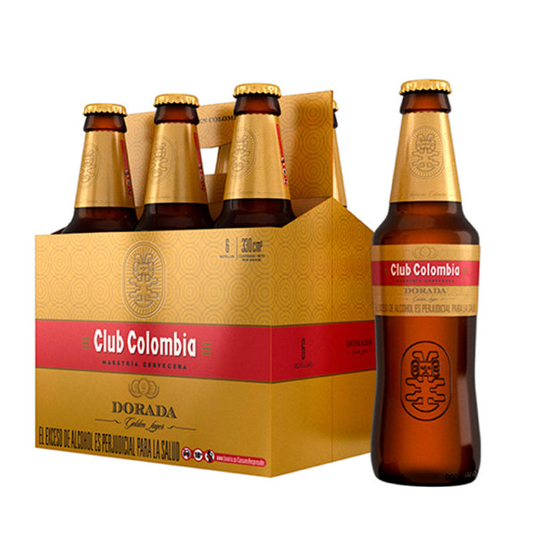 CERVEZA CLUB COLOMBIA 6U 330M NRB