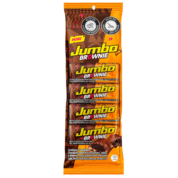 CHOCOLATINA JUMBO 10U 18G BROWNIE