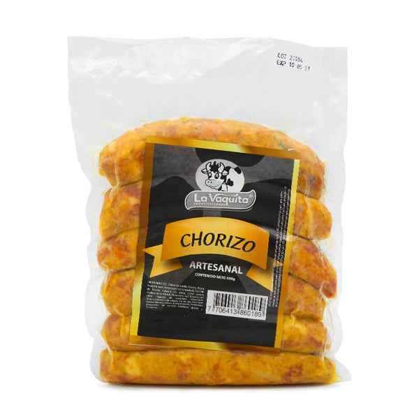 CHORIZO DE CERDO X 500g LA VAQUITA
