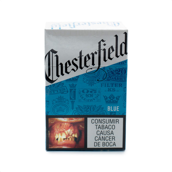 CIGARRILLO CHESTERFIELD 20U BLUE