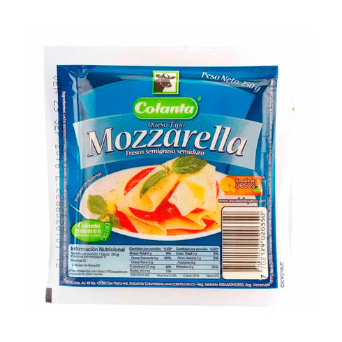 QUESO MOZARELLA COLANTA 250G