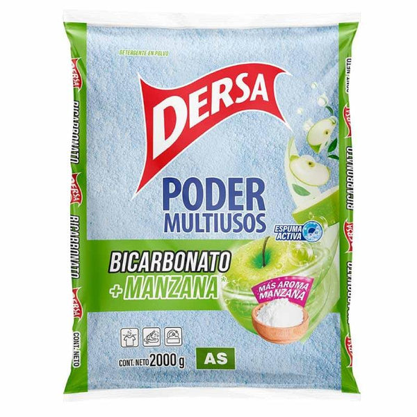 DETERGENTE DERSA 2000G BICARB MANZANA