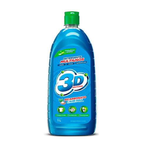 DETERGENTE LIQ 3D MULT 1000ML