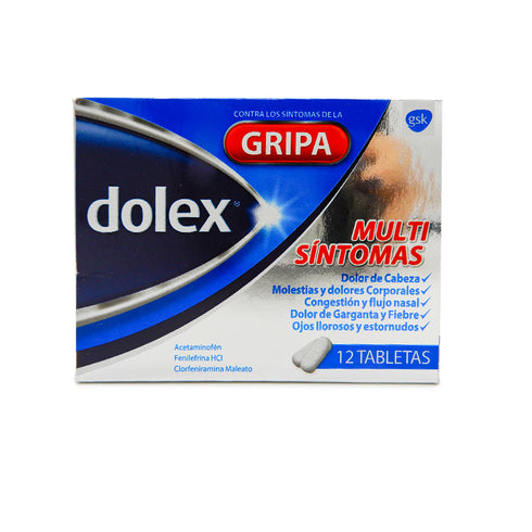 DOLEX GRIPA X12 MULTI SÍNTOMAS